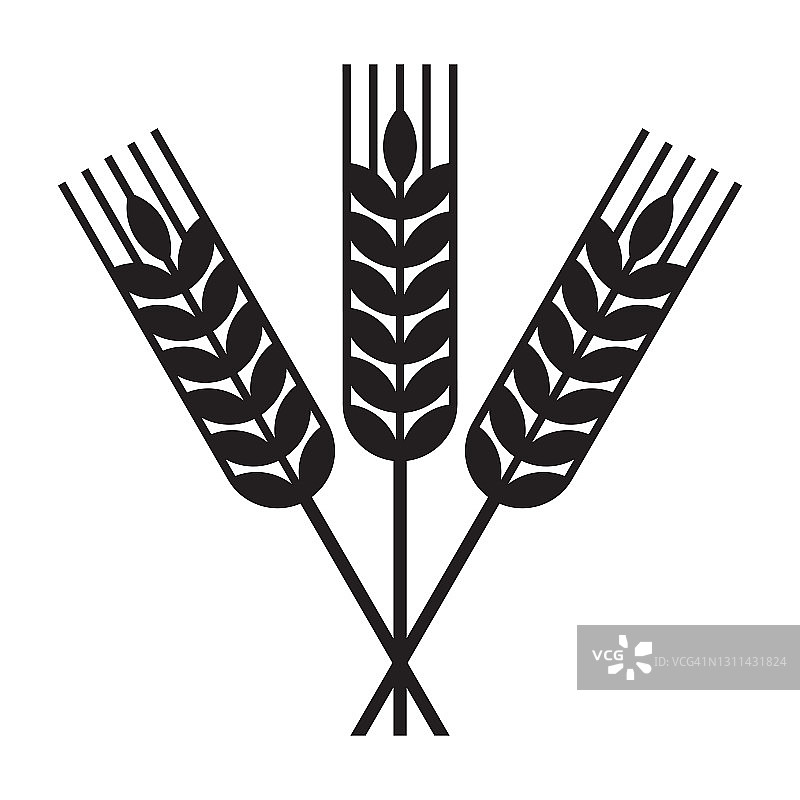 丰收小麦的象征图片素材