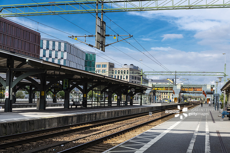 瑞典斯卡尼亚隆德火车站图片素材