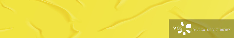 现实的皱褶黄色背景纹理，折叠-向量图片素材