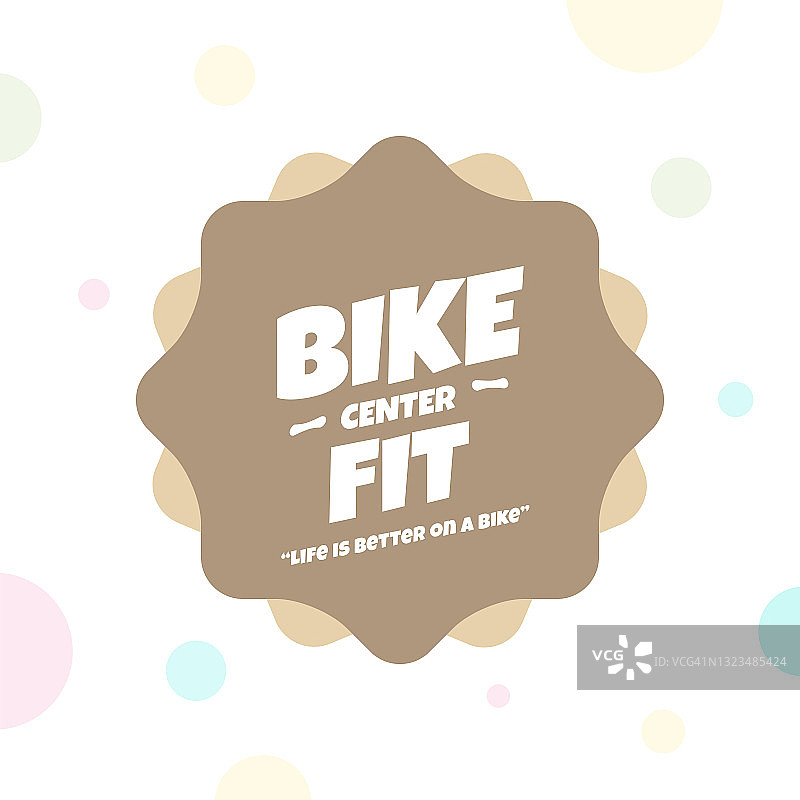 自行车或自行车健身中心刻字在背景库存插图图片素材