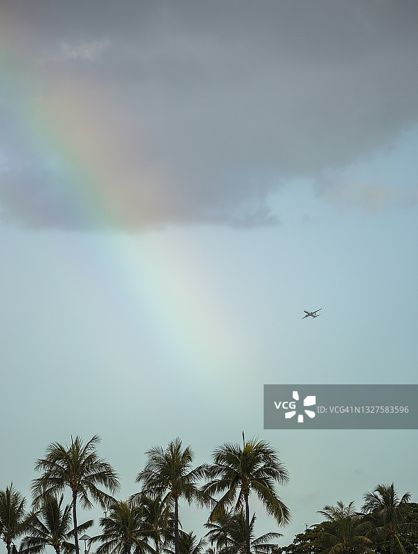 夏威夷的彩虹图片素材