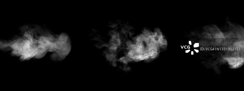 烟蒸汽隔离图片素材