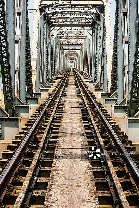 印度铁路桥图片素材
