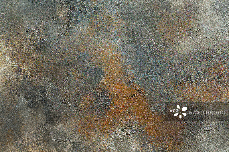 抽象生锈的巧克力金属背景纹理混凝土或石膏手工制作的墙壁图片素材
