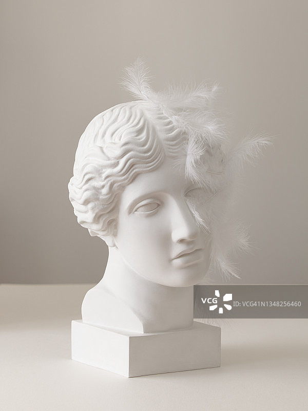 希腊羽毛女神图片素材