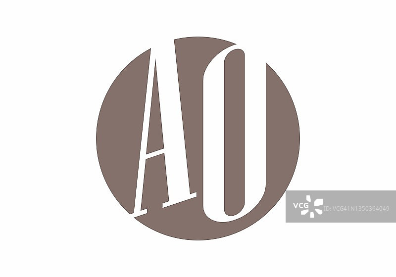 AO首字母设计形状良好图片素材