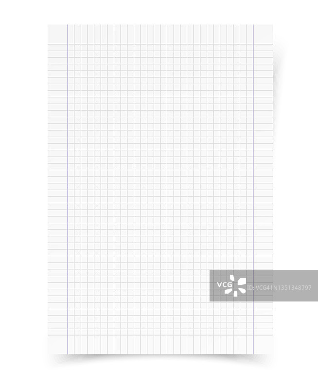 白色数学纸纸矢量插图图片素材