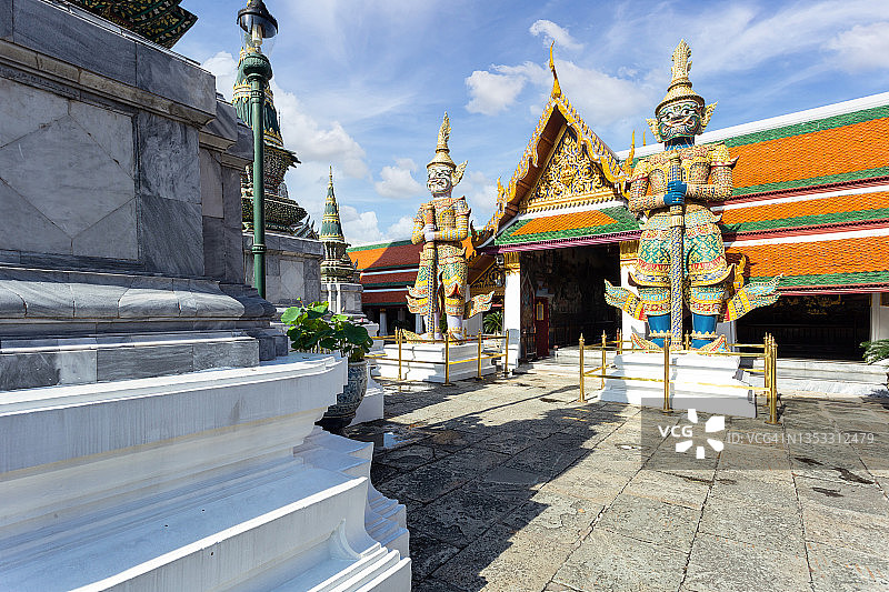翡翠佛寺或卧佛寺，曼谷，泰国图片素材