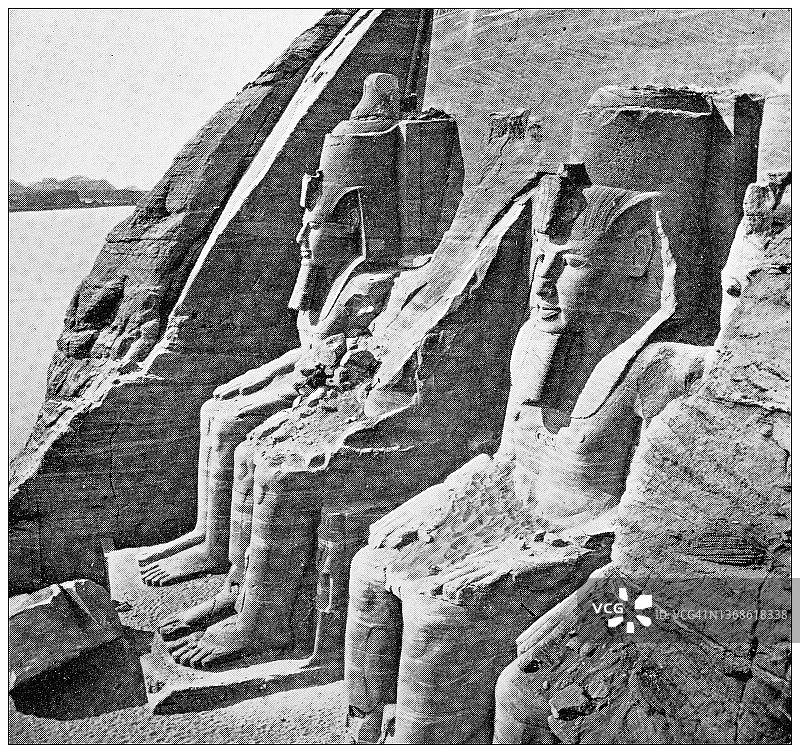 古埃及旅行照片:阿布辛贝图片素材