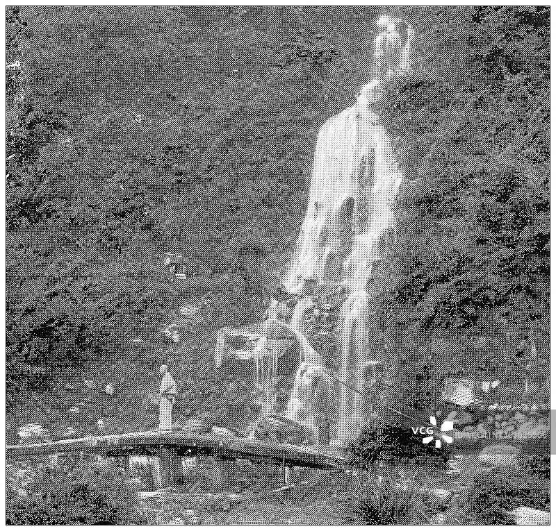 日本古色古香的旅游照片:瀑布桥图片素材