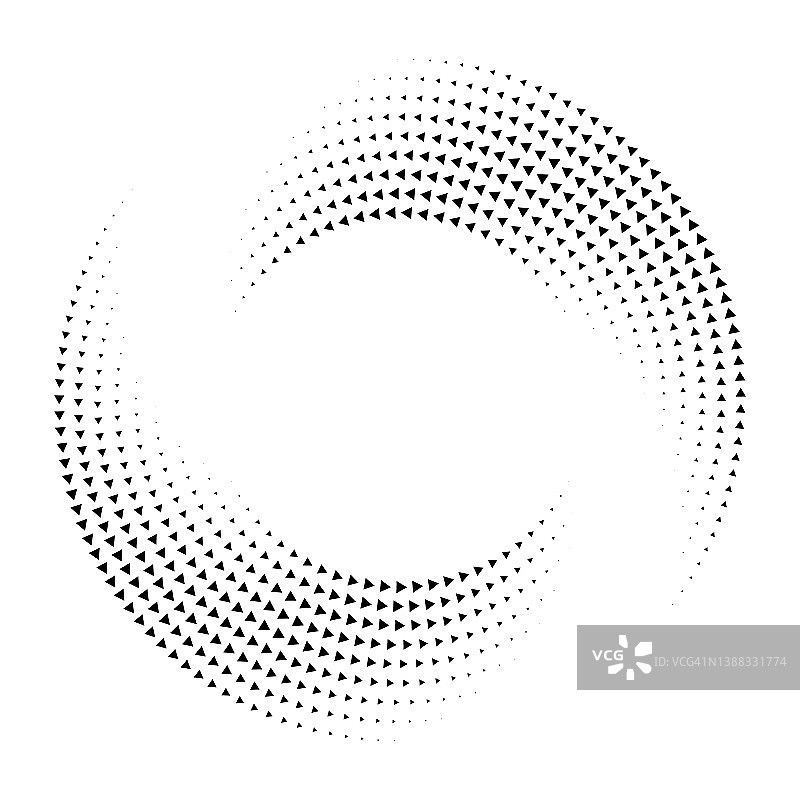 圆形图案，九个轨道，连箭头图片素材