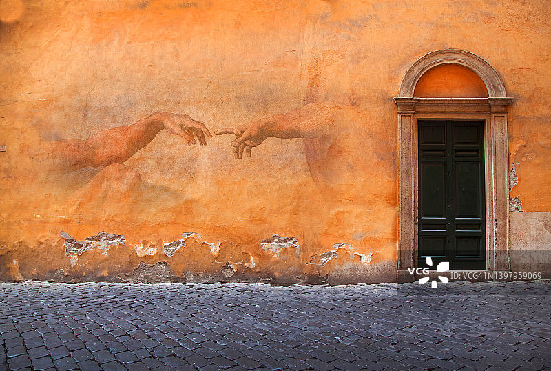 合成图像，罗马街道图片素材