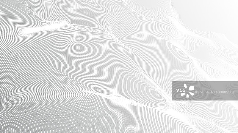 4K抽象波浪白色背景图片素材