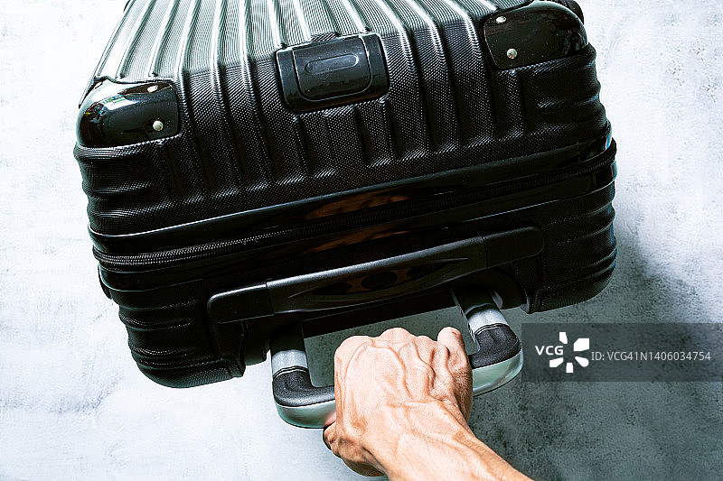 手拉行李，手拉行李;旅游理念图片素材