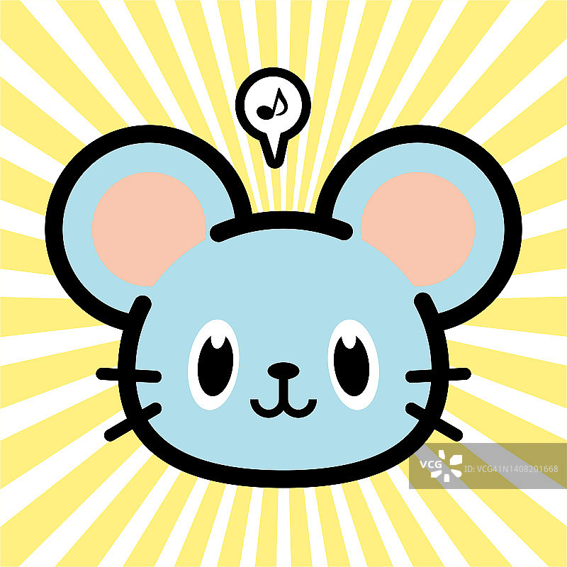 可爱的老鼠角色设计图片素材