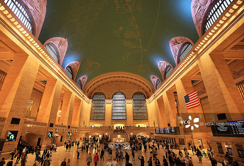 中央车站内部，曼哈顿，纽约市-纽约，美国图片素材