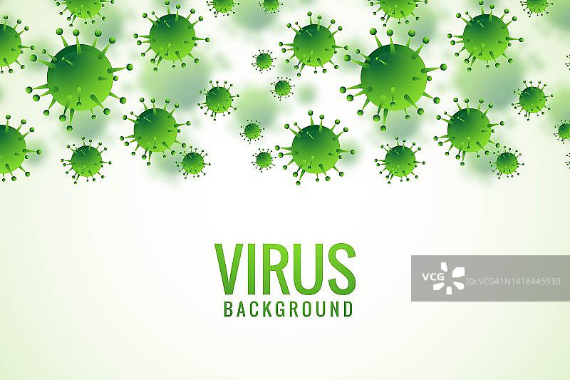 细菌或病毒感染流感背景图片素材