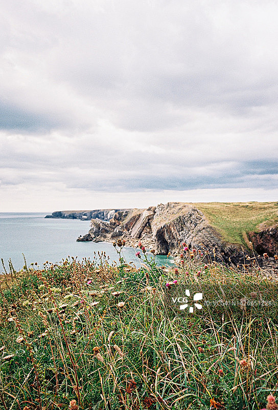 令人叹为观止的威尔士海岸线图片素材