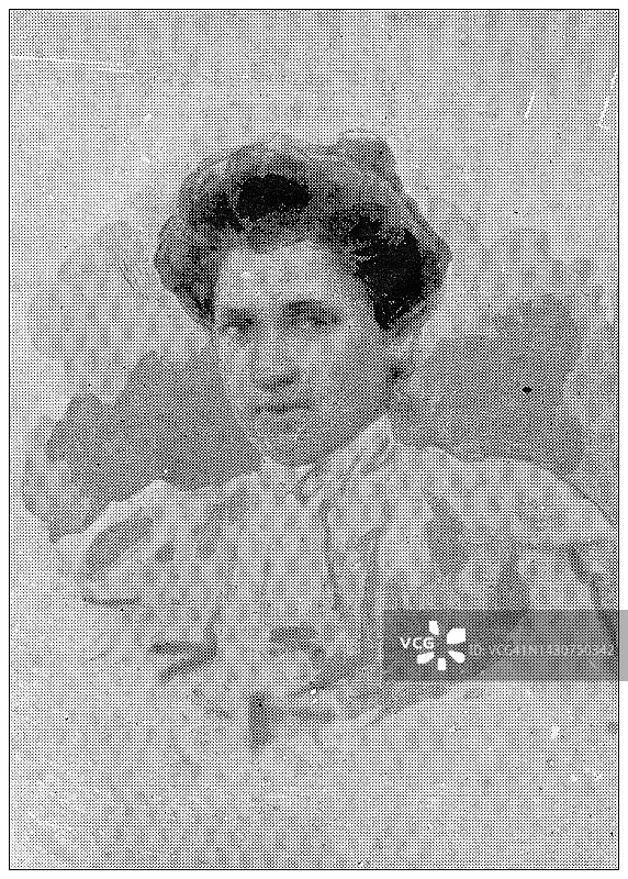古董图片:巴扎尔德拉Charité火灾在巴黎，1897年的受害者:爱丽丝雅克明图片素材