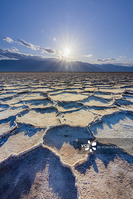 死亡谷的坏水盆地图片素材