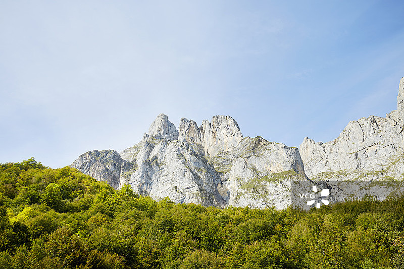 富恩特德的山脉，西班牙的欧洲之峰图片素材