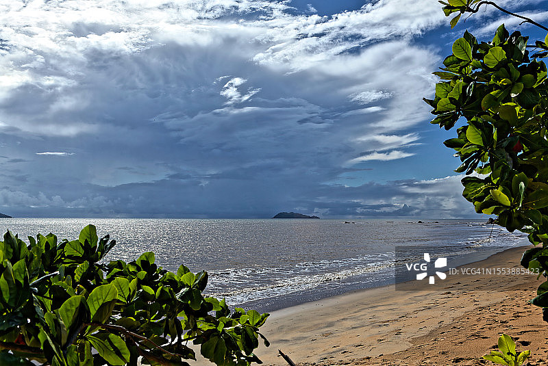 法属圭亚那的海滩图片素材