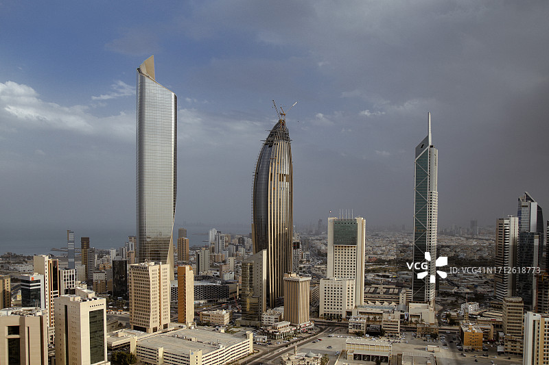 科威特城Arial View图片素材