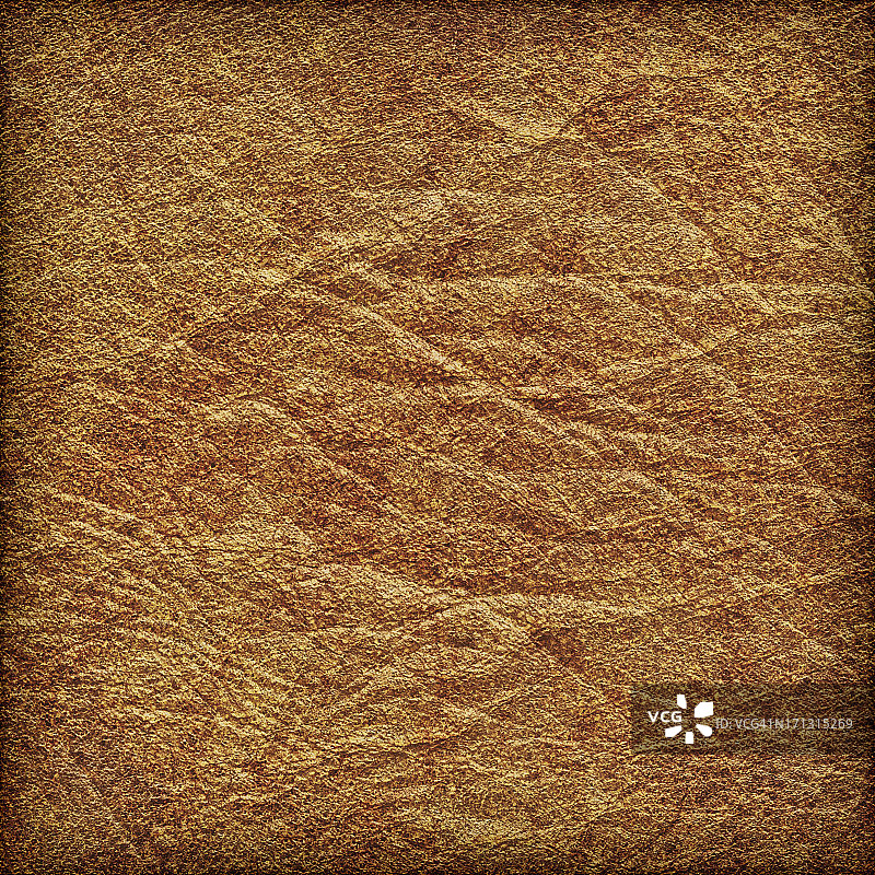 高分辨率古代羊皮纸皱褶Vignette Grunge纹理图片素材