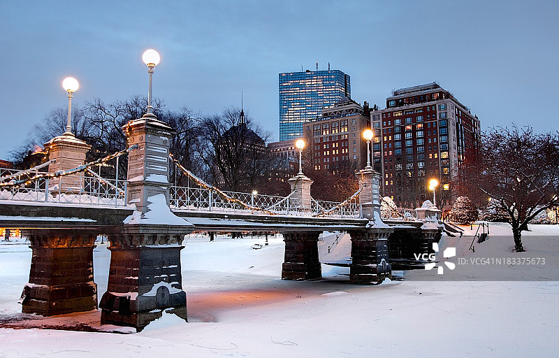 冬天在波士顿图片素材