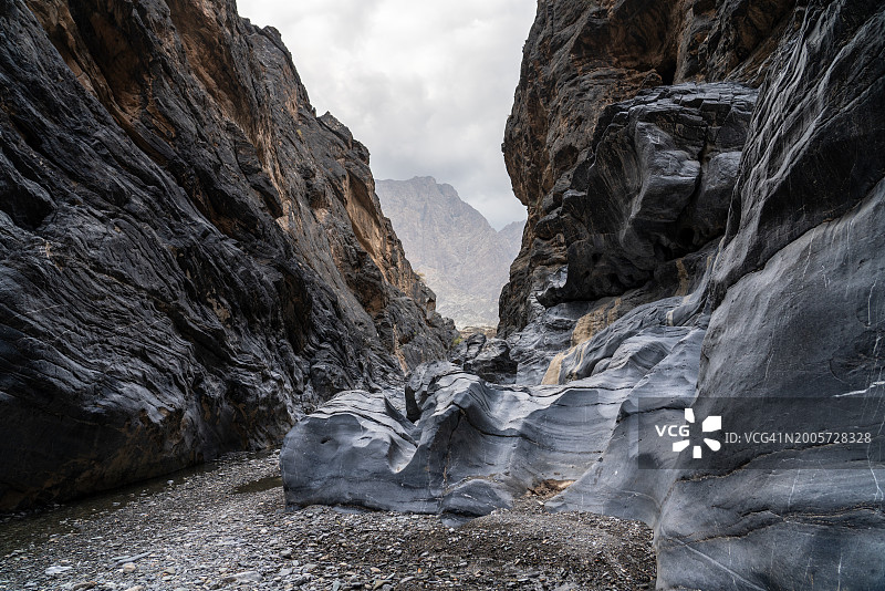 Wadi Bani Awf -阿曼的小蛇峡谷图片素材