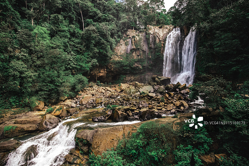 哥斯达黎加的诺尤卡瀑布图片素材