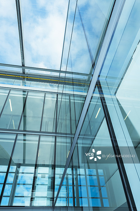 未来玻璃商业大厦图片素材