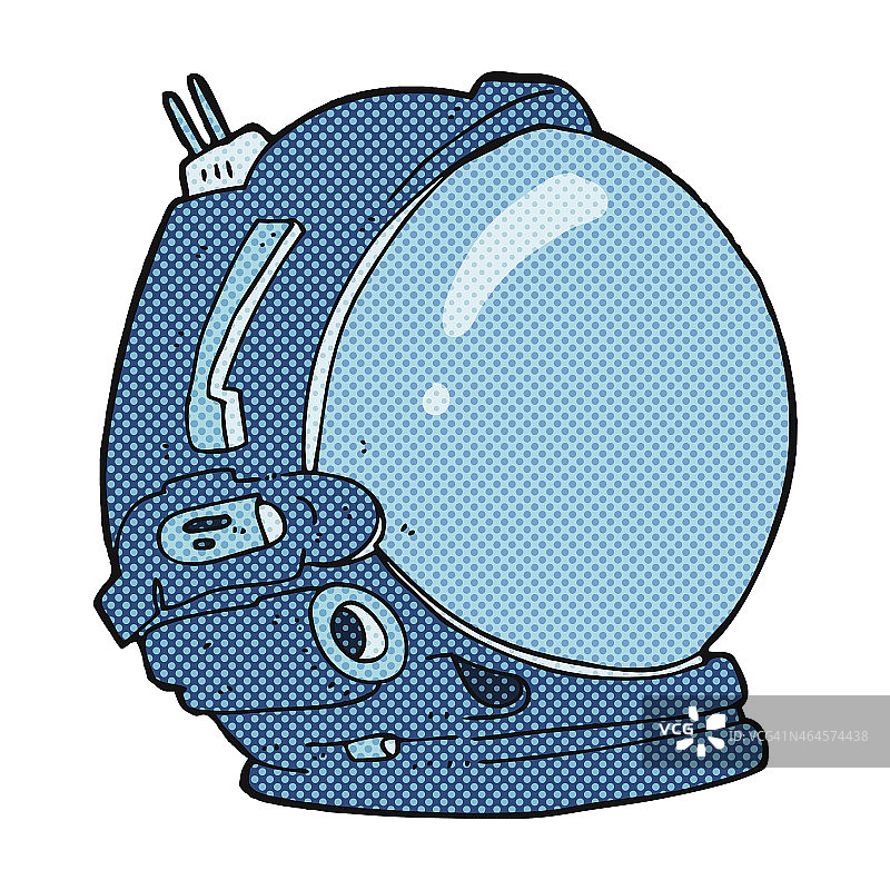 卡通宇航员头盔图片素材