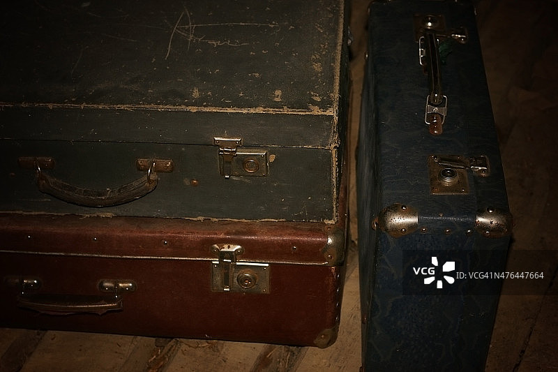 怀旧复古的手提箱图片素材