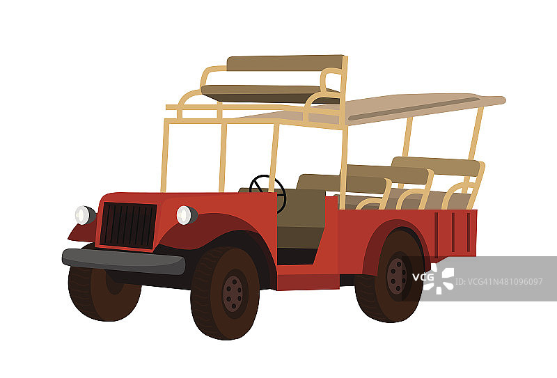 Safari汽车-插图图片素材