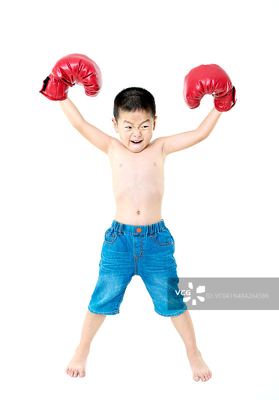 年轻的拳击手图片素材