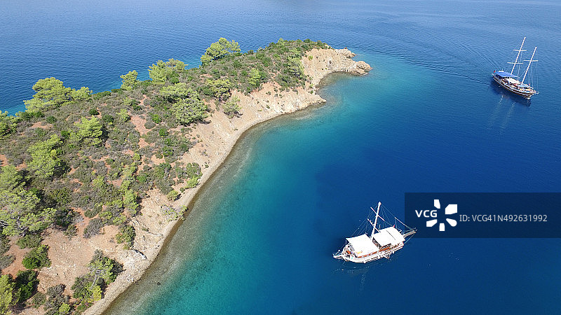 亚西卡岛，土耳其地中海图片素材