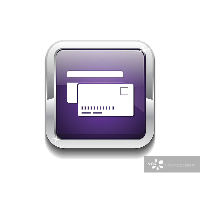 卡片紫色矢量图标按钮图片素材