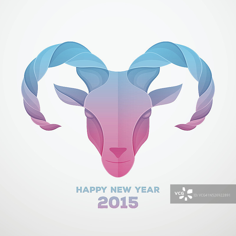 山羊是2015年的象征图片素材