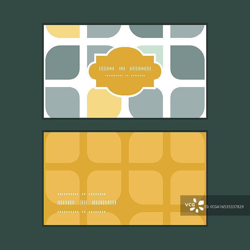 向量抽象灰色黄色圆形方块横向框架图案业务图片素材