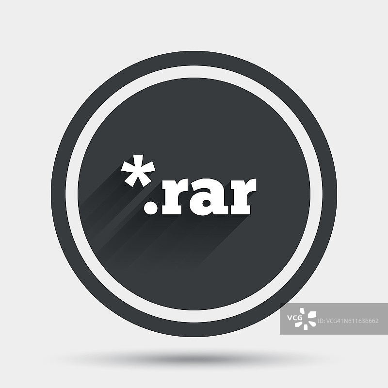 归档文件图标。下载RAR按钮。图片素材