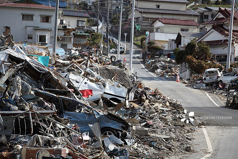 日本地震、海啸,311年图片素材