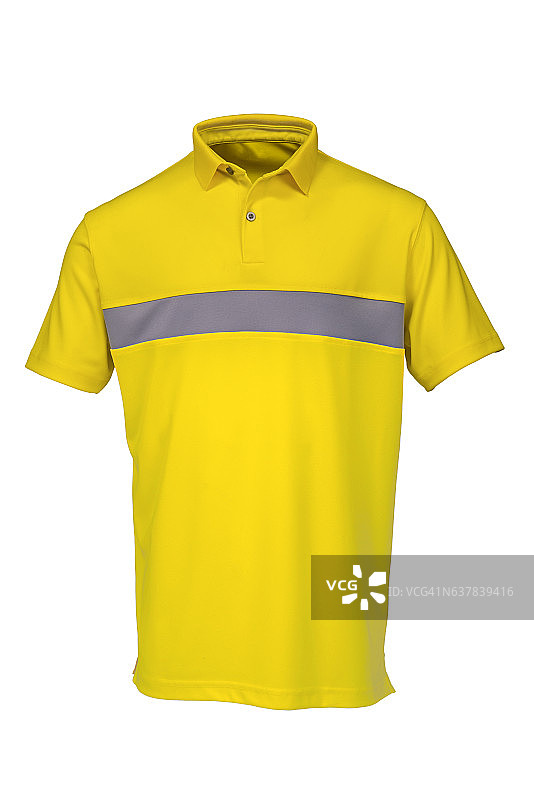 黄色高尔夫球衫，男女均可图片素材