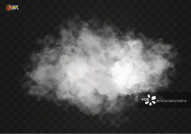 雾或烟隔离透明特效图片素材