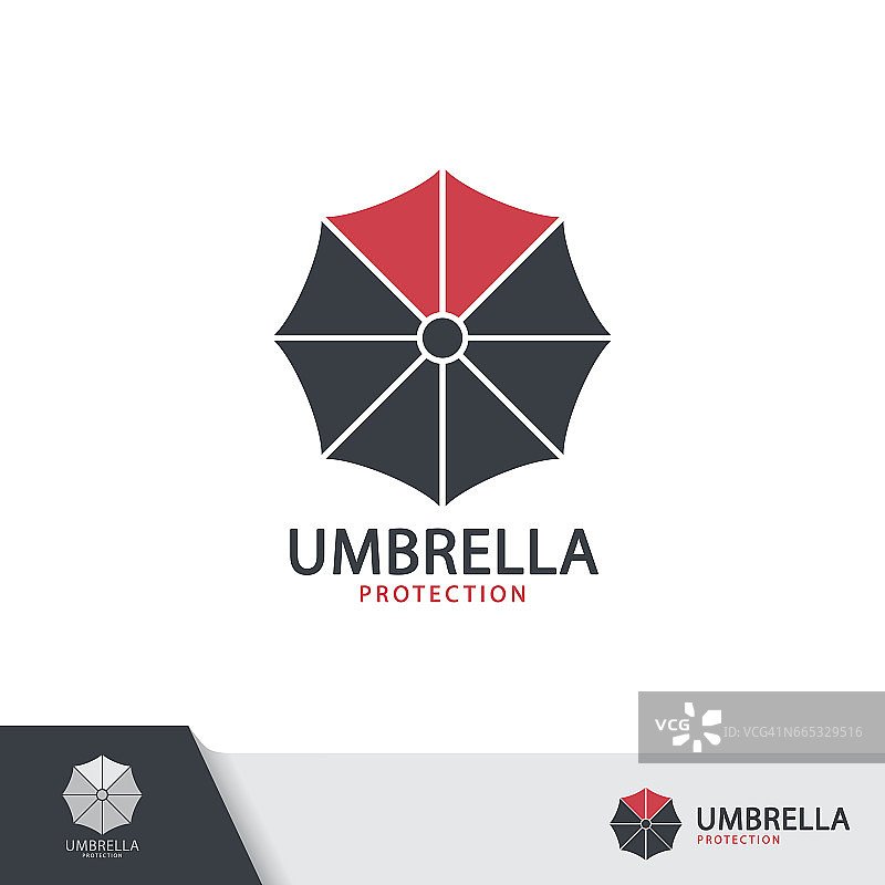 雨伞符号图标设计。图片素材