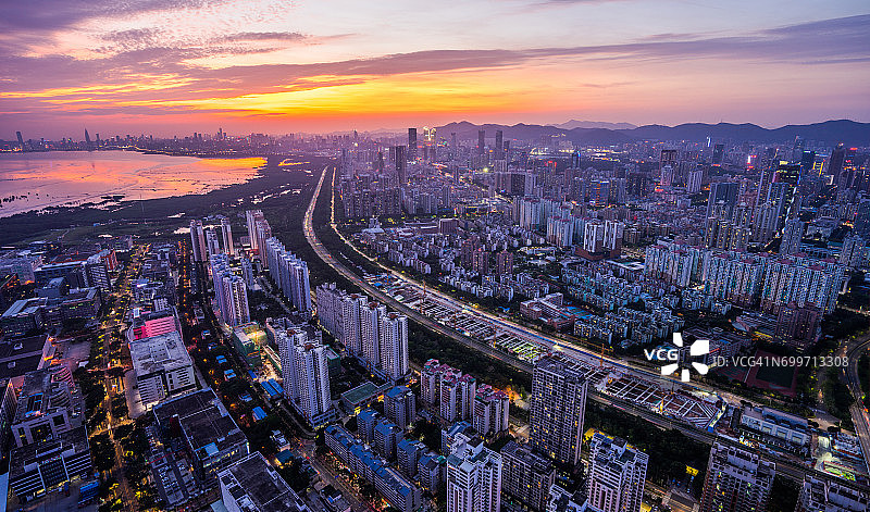 中国深圳的摩天大楼图片素材