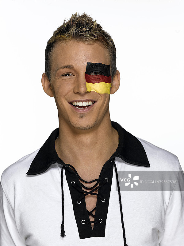 德国男足球迷图片素材
