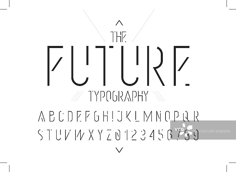 未来的字母图片素材