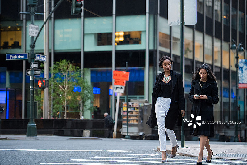 纽约商界女性图片素材