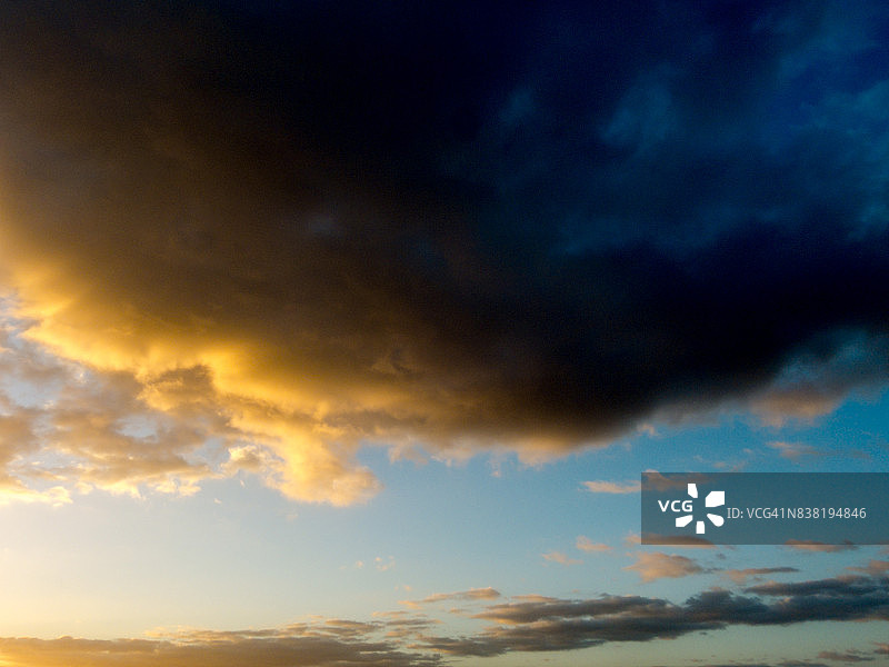 日落时的彩云图片素材